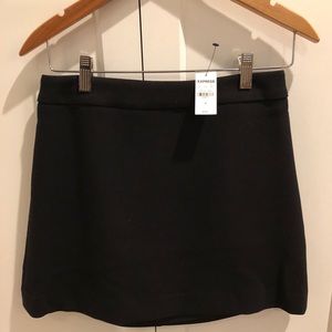 Black Express mini skirt